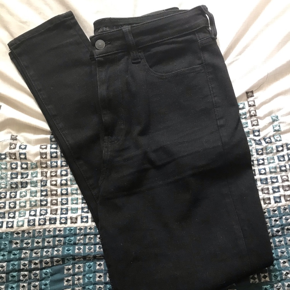 AE 360 Next Level Stretch Black Jeans
